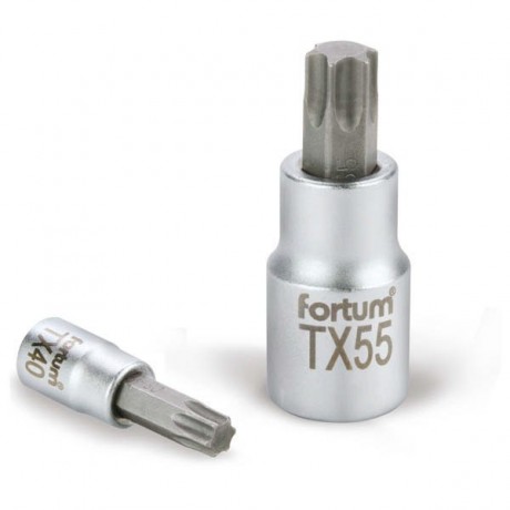 Bitdugófej, torx, 1/4", 61CrV5/S2, mattkróm