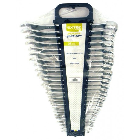 Csillag-villáskulcs klt., W.S. 6-32mm 25db Extol